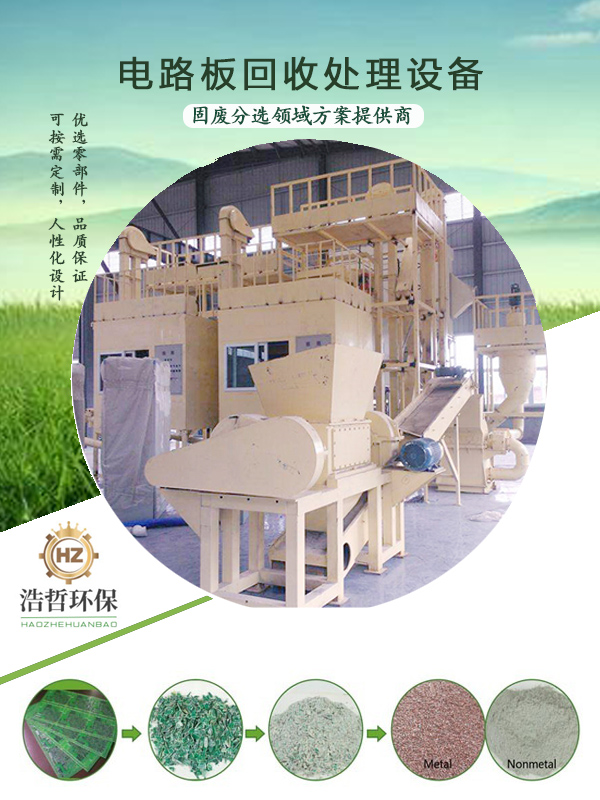 電路板回收處理設(shè)備為促成綠色回收發(fā)展助力